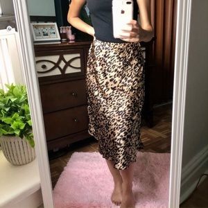 Leopard Print Skirt
